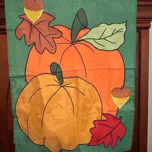 Autumn Pumpkin Large House Flag 2 ft by 4 ft